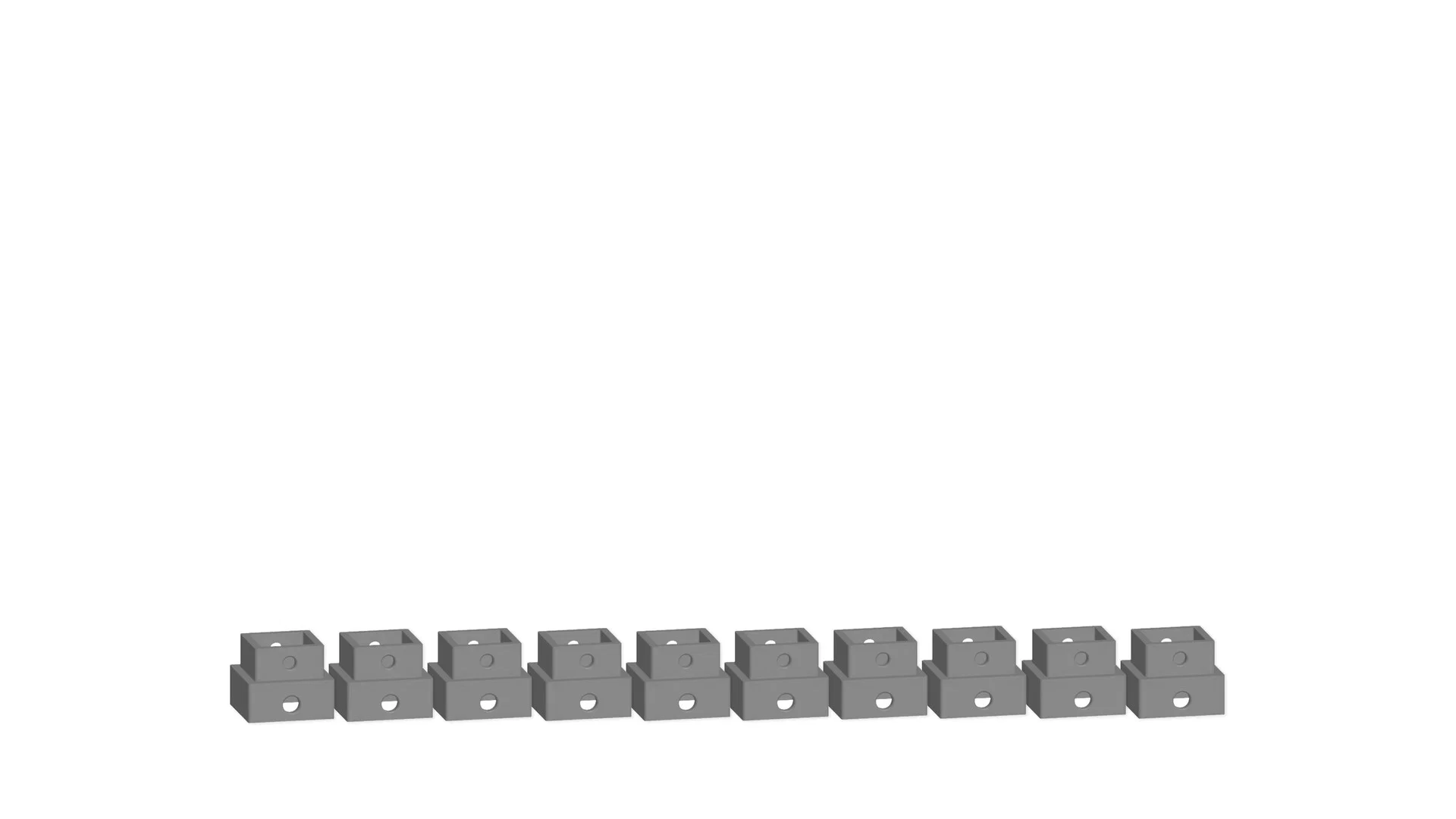 Elemento di pilastro Easy-Track 7,25 mm, 10 pz.