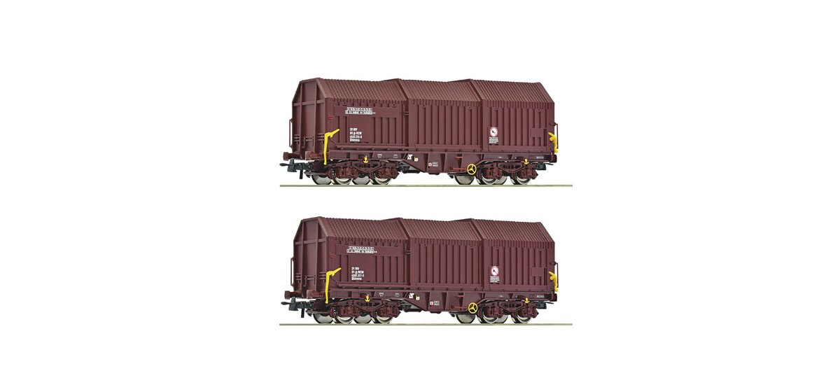 2e coffret de wagons à toits télescopiques OEBB