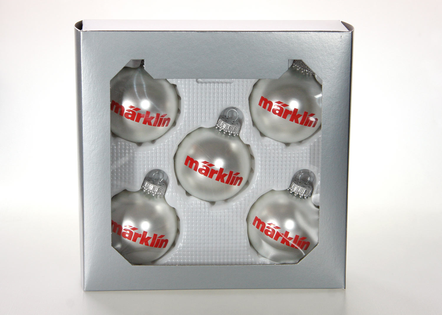 Boules de Noël petites argentées