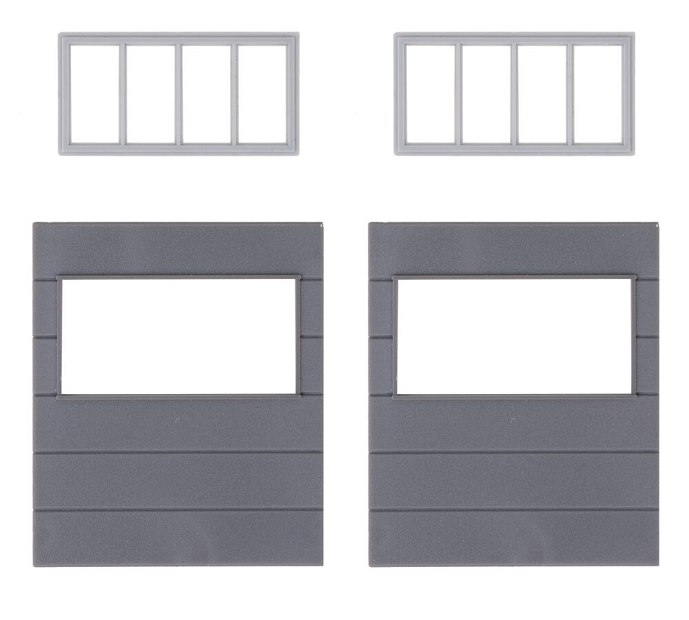 2 Éléments de murs avec fenêtres horizontales, Goldbeck