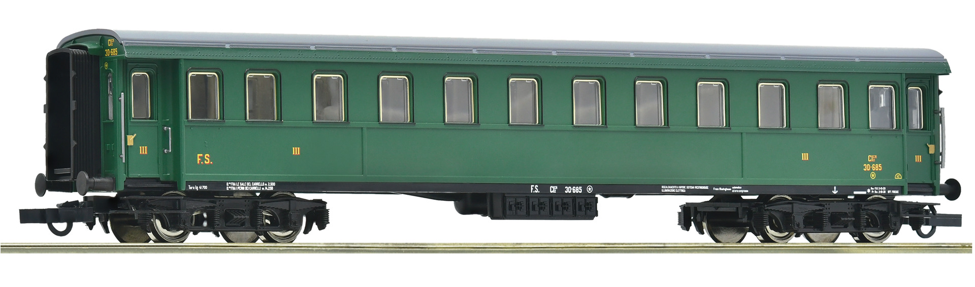 3. Kl. voiture pour trains rapides FS