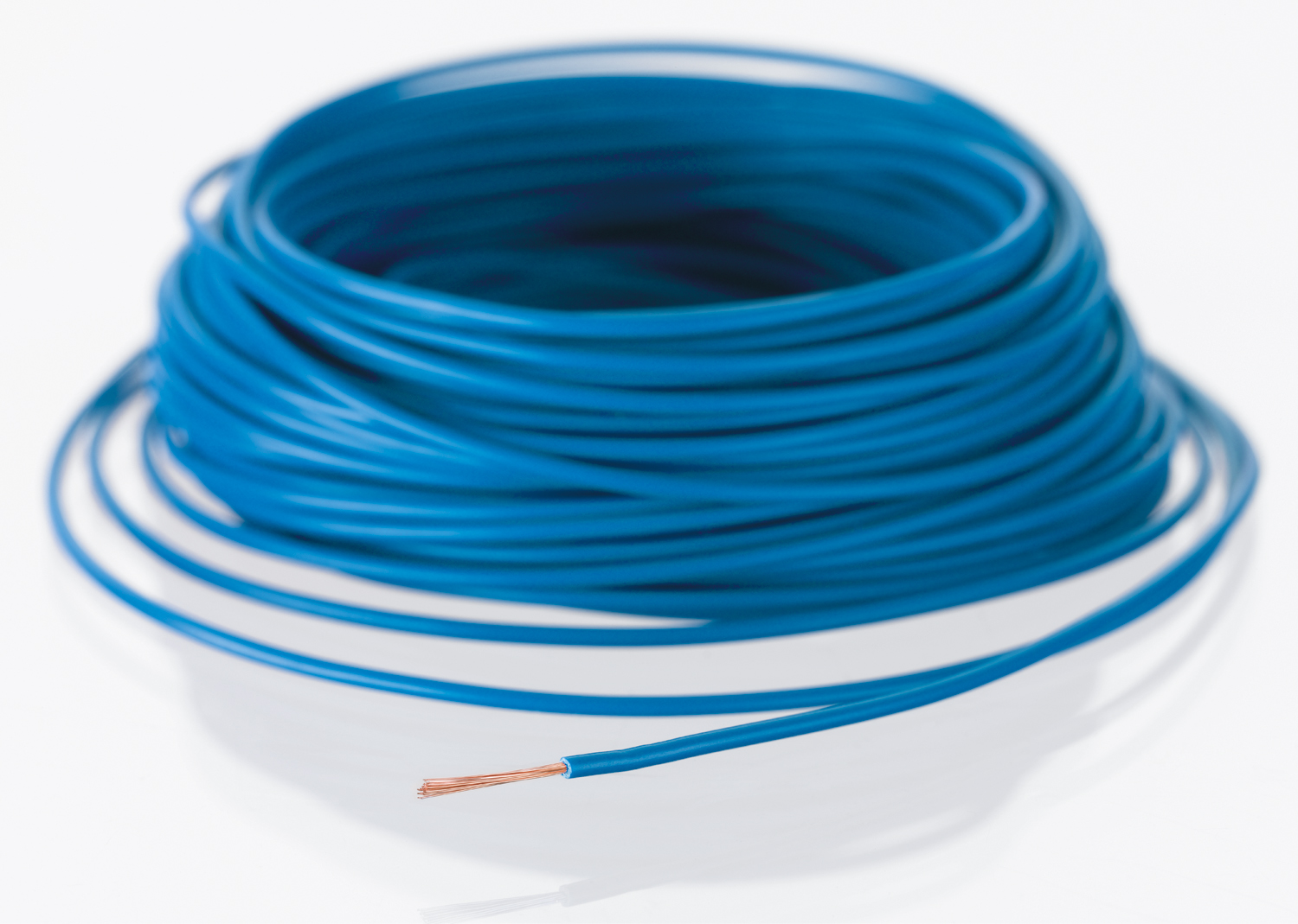 Cavetto a 1 polo, 0,19 mm², 10 m (blu)