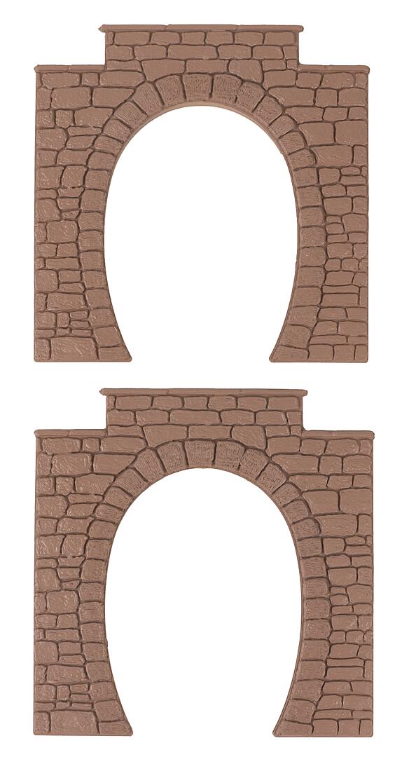 2 Tunnelportale  1-gleisig