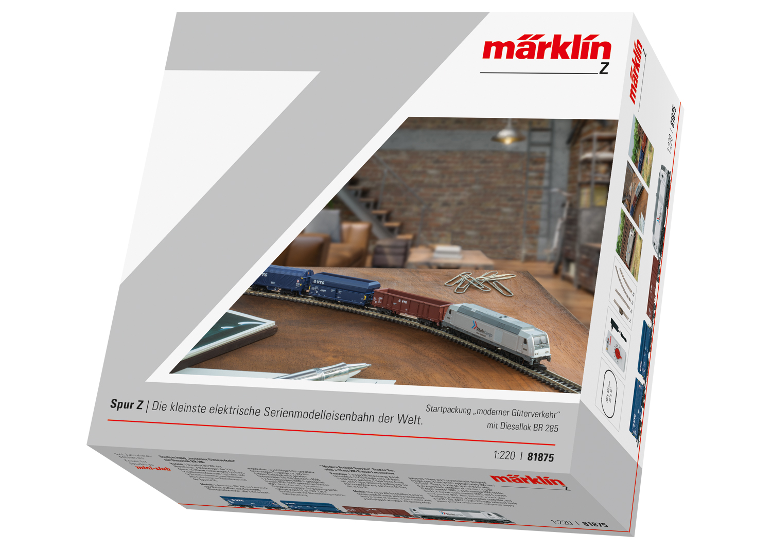 Coffret de départ "Trafic marchandises moderne" avec locomotive diesel série 285