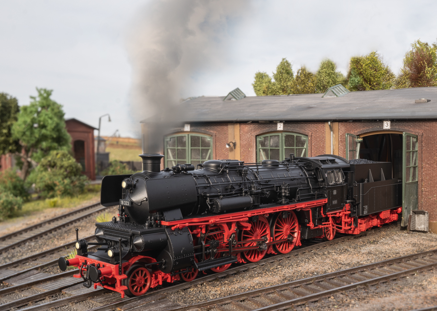 Dampflokomotive 18 323