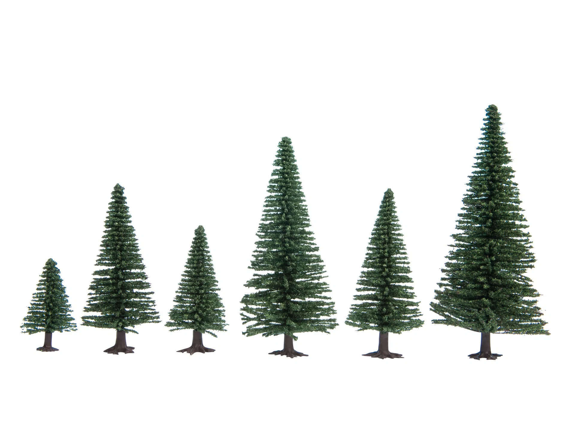 10 sapins de Noël miniature 3,5 - 9 cm