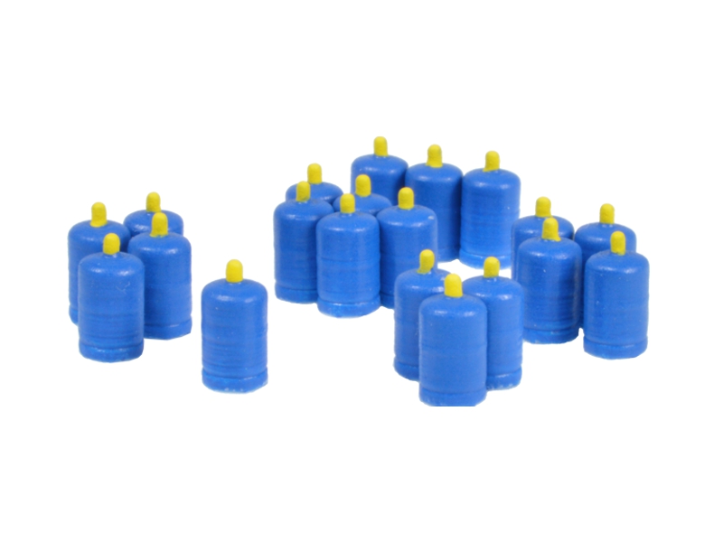 20 bouteilles de butane (bleu)